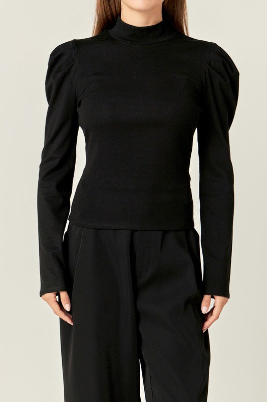 Fitted Knit Pull-Over Top