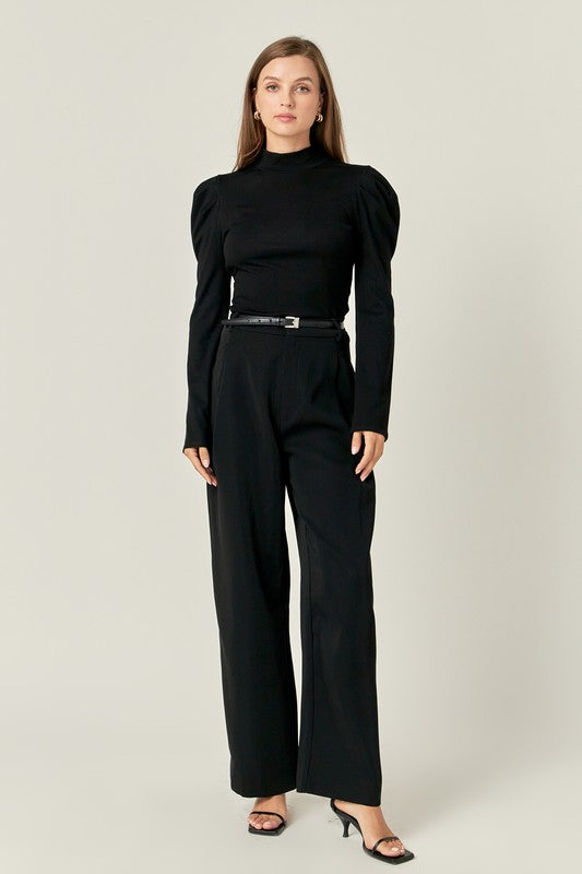 Fitted Knit Pull-Over Top