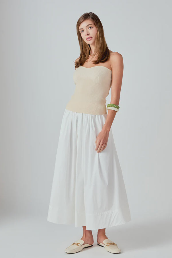 Flared Midi Skirt