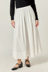 Flared Midi Skirt