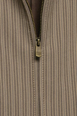 Striped Military Jacket
