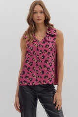 Sleeveless Leopard Top (2 Color Ways)