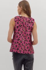 Sleeveless Leopard Top (2 Color Ways)