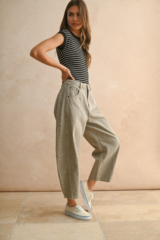 Striped Ribbed Knit Bodysuit
