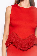 Fringe Detailing Sleeveless Top