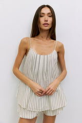 Harper Striped Cotton Cami