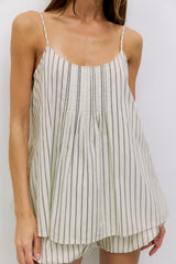 Harper Striped Cotton Cami