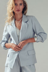 Open Front Soft Tailored Blazer