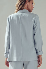Open Front Soft Tailored Blazer