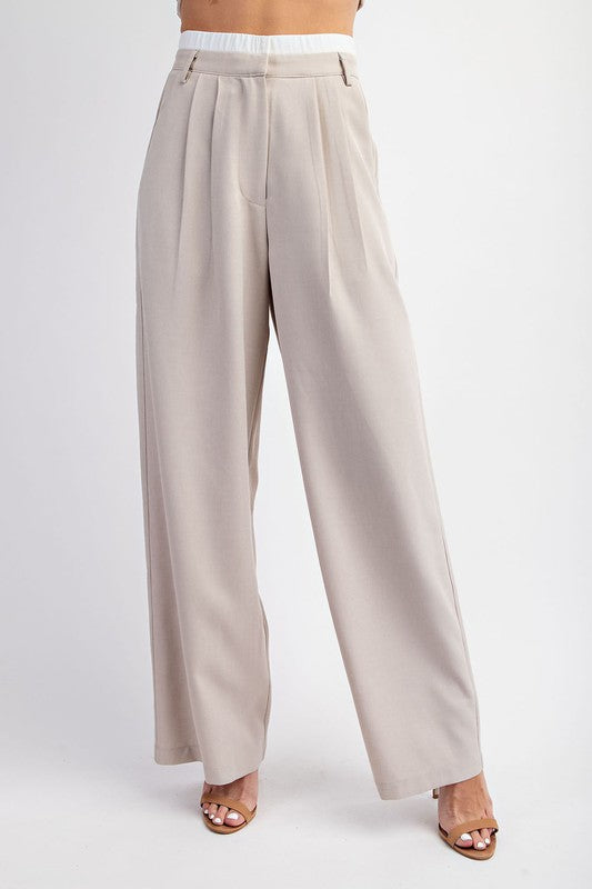 Textured Woven Pant
