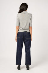 Temple Top In Heather Grey