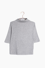 Temple Top In Heather Grey