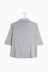 Temple Top In Heather Grey