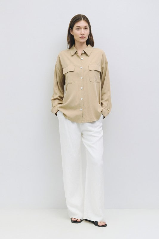 Ultra Soft Long Sleeve Button Down (2 Color Ways)