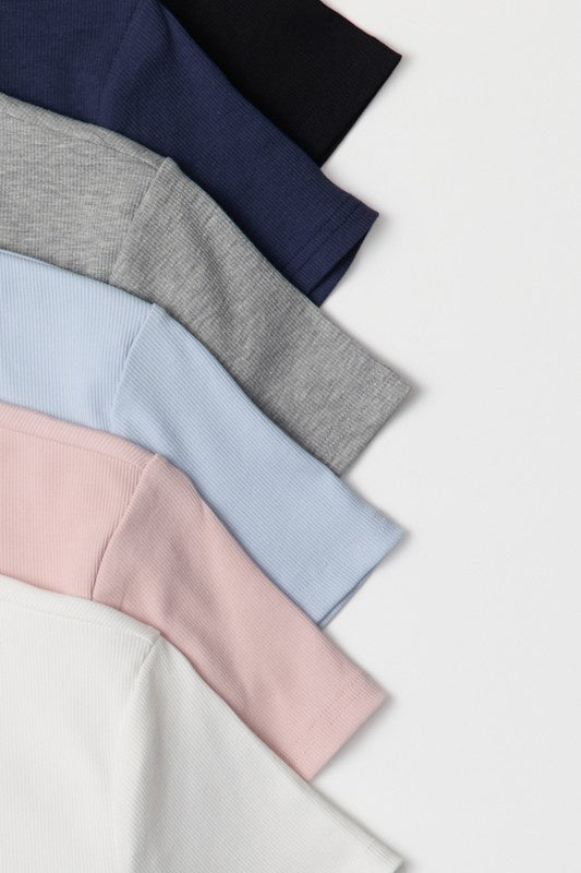 Essential Fitted Short Sleeve T-Shirt (6 Color Ways)