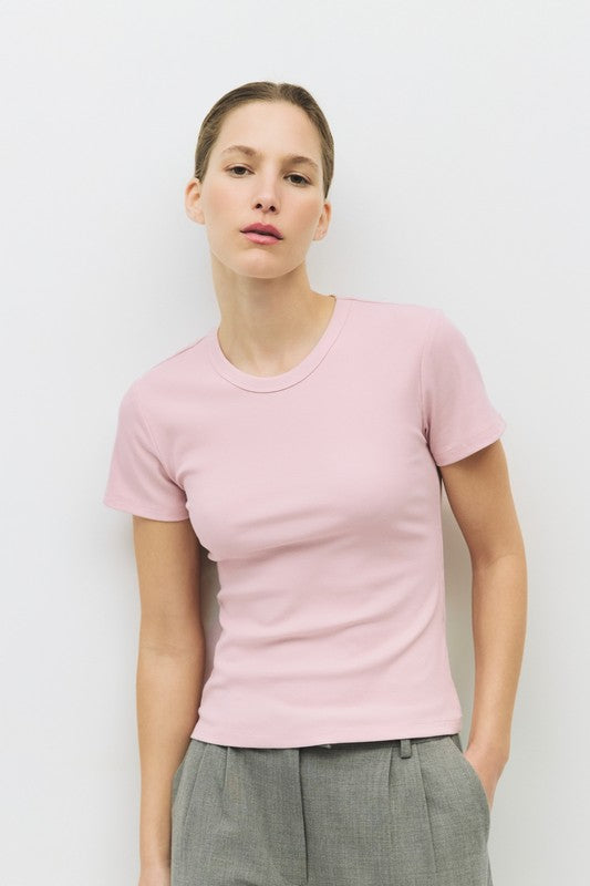 Essential Fitted Short Sleeve T-Shirt (6 Color Ways)