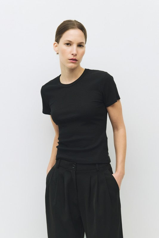 Essential Fitted Short Sleeve T-Shirt (6 Color Ways)