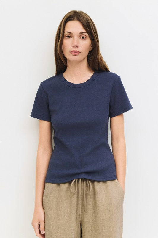 Essential Fitted Short Sleeve T-Shirt (6 Color Ways)