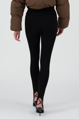 High-Waisted Stirrup Skinny Pants