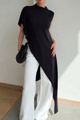 Asymmetrical Draped Top