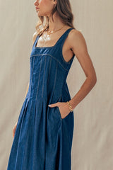 Denim Daydream Maxi Dress