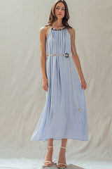 Isla Grace Beaded Halter Maxi (2 Color Ways)