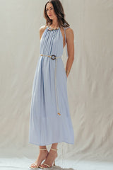 Isla Grace Beaded Halter Maxi (2 Color Ways)