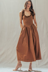 Ruffle Muse Midi Dress