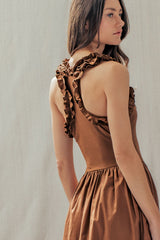Ruffle Muse Midi Dress