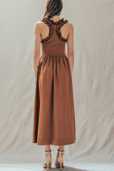 Ruffle Muse Midi Dress