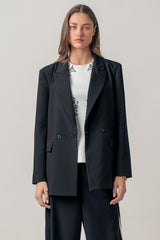 Oversized Double-breasted Blazer