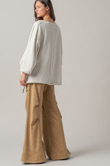 Ultimate Wide-leg Cargo Lounge Pants