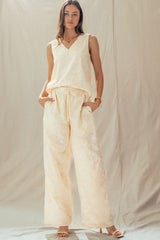 Ivory Embroidered Resort Set