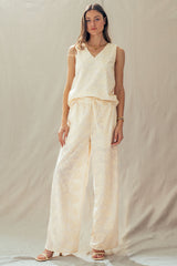 Ivory Embroidered Resort Set