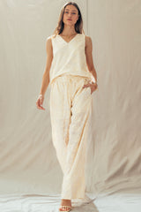 Ivory Embroidered Resort Set