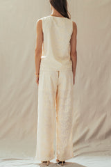 Ivory Embroidered Resort Set