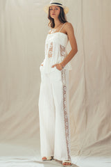 Capri Breeze Cami & Wide-Leg Pant Set