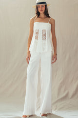 Capri Breeze Cami & Wide-Leg Pant Set