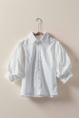 Chic Striped Puff Sleeve Blouse (3 Color Ways)