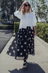 Chic Striped Puff Sleeve Blouse (3 Color Ways)