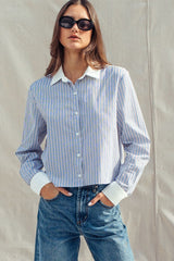 Oxford Stripe Button-up Shirt
