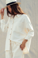 Effortless Luxe Oversized Button-Up Shirt