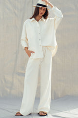 Effortless Luxe Oversized Button-Up Shirt