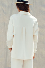 Effortless Luxe Oversized Button-Up Shirt