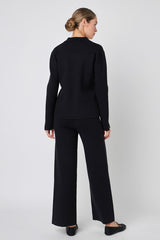 Polo Collared Knit Sweater