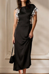 Midnight Lace Elegance Dress