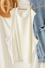 Ram Hem Crop Top (Black, Cinnamon, Ivory)