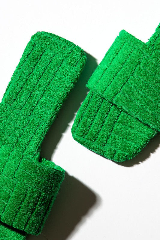 Textured Flat Sandal