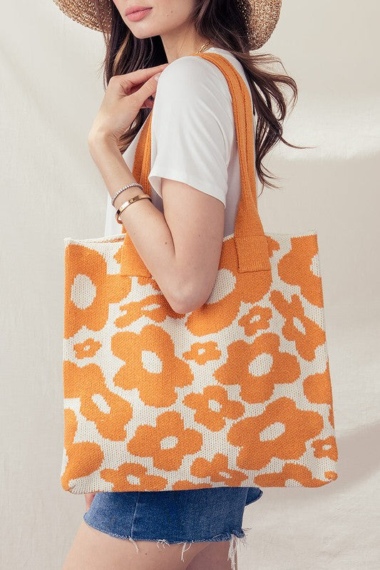 Groovy Knit Tote Bag