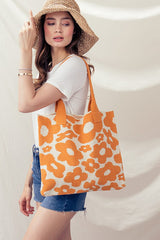 Groovy Knit Tote Bag
